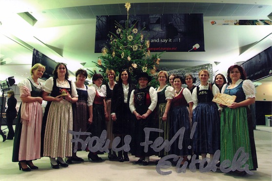Foto Christbauübergabe Europaparlament Brüssel