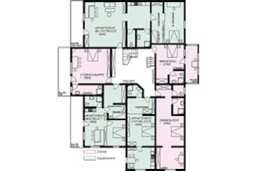Übersicht Grundrisse unserer Zimmer und Appartements